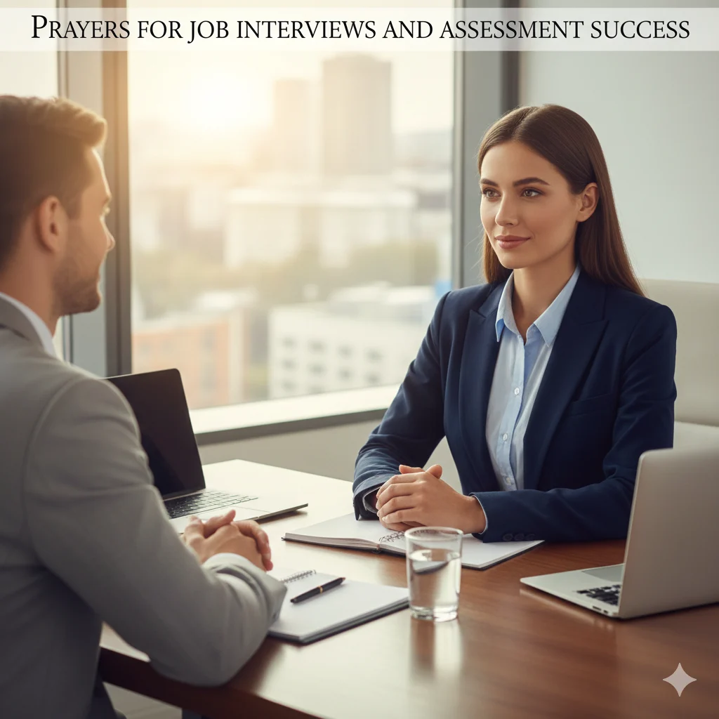 prayers for a job