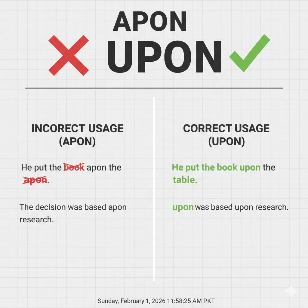 apon or upon