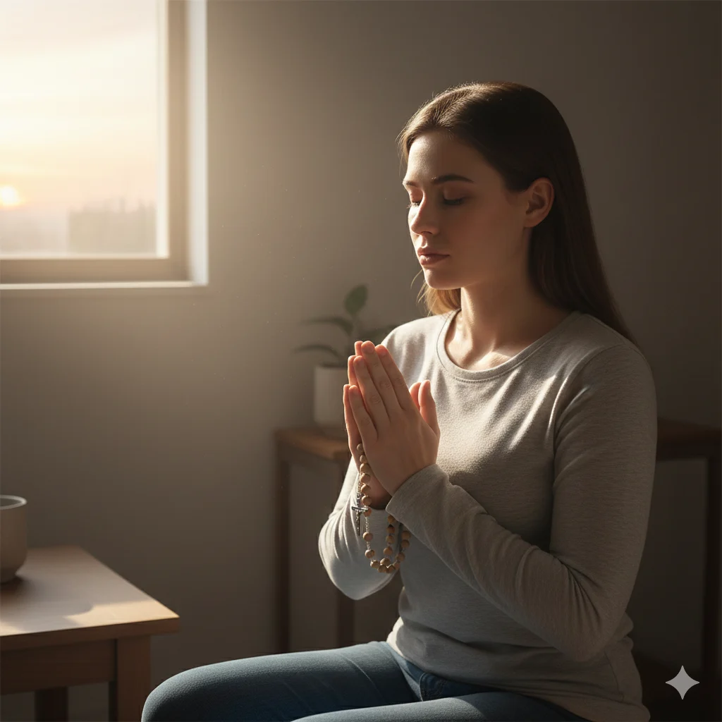 rosary prayers in order