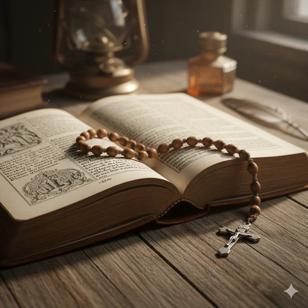 rosary prayers in order