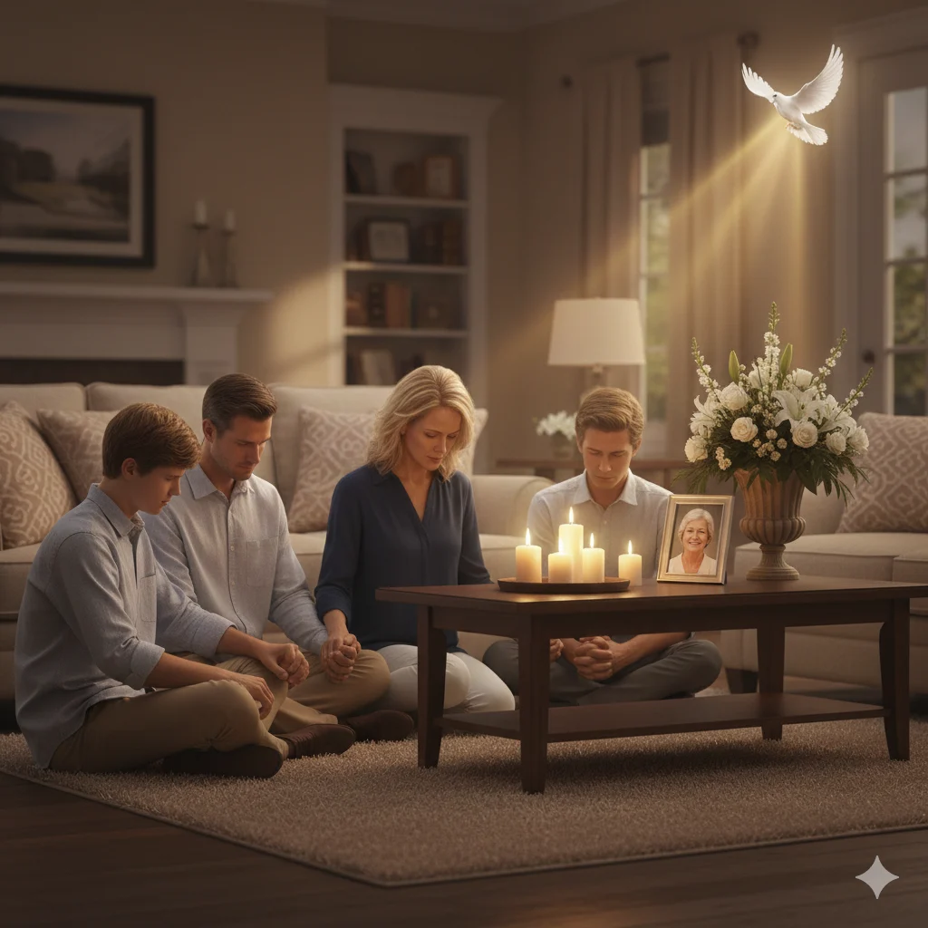 short funeral prayers for family