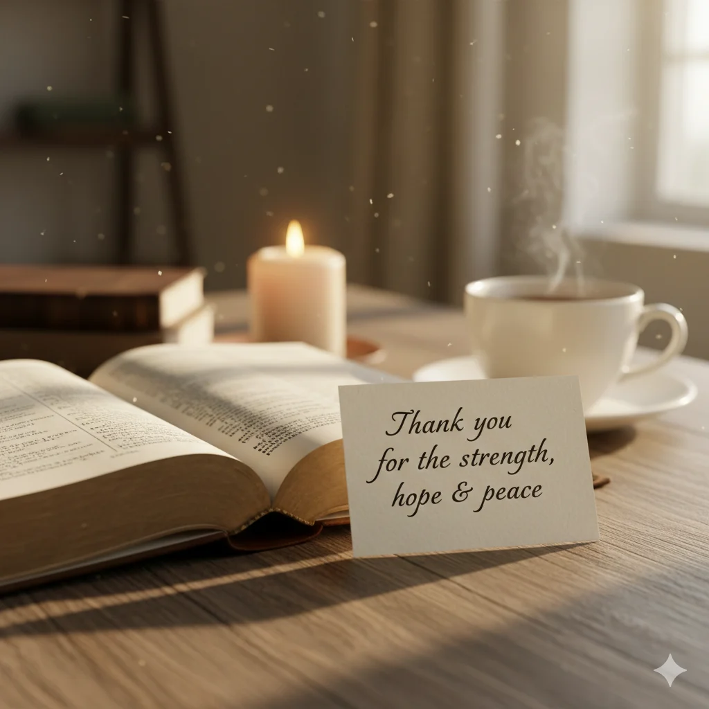 thank you for your prayers