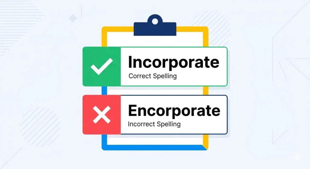 encorporate or incorporate