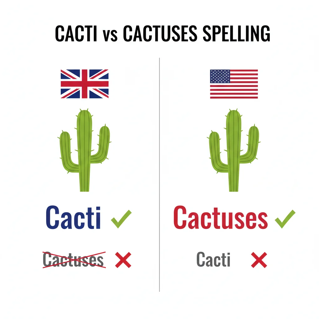cacti or cactuses