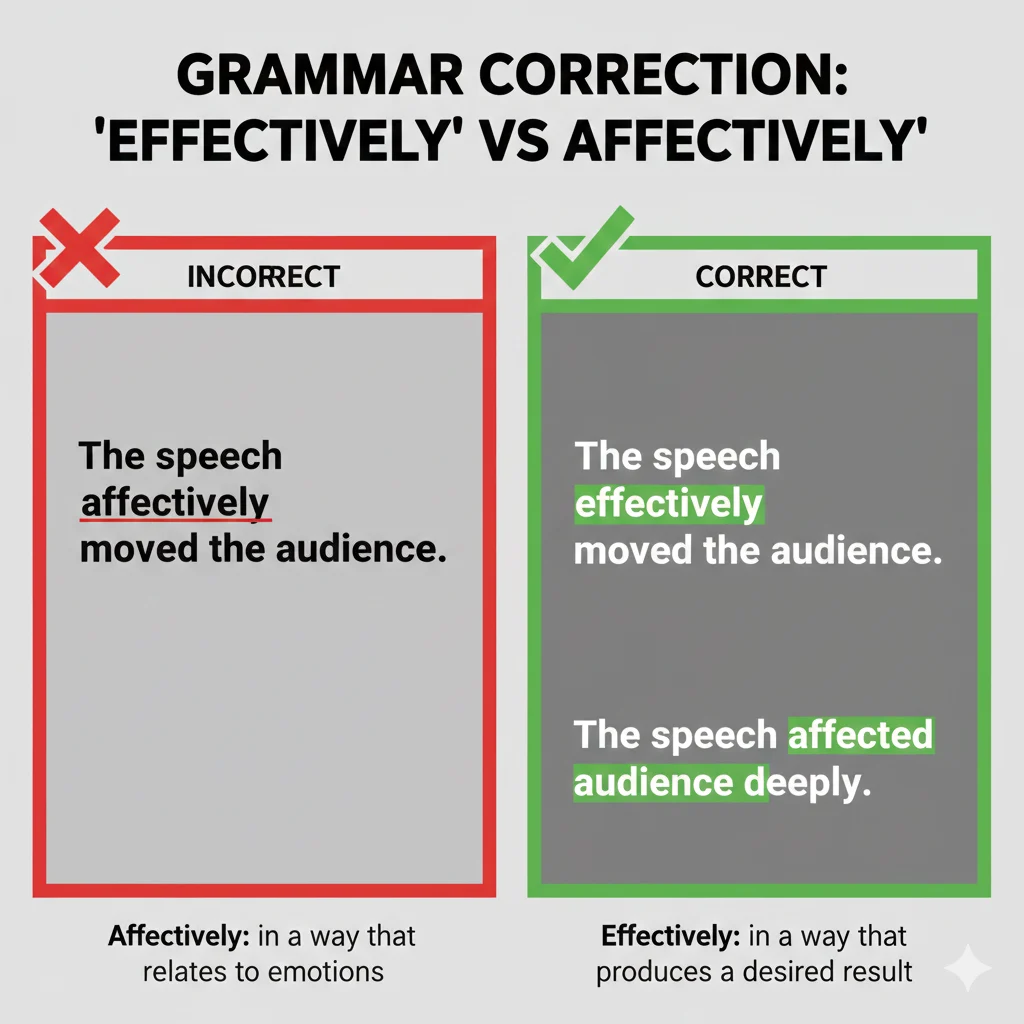 effectively or affectively