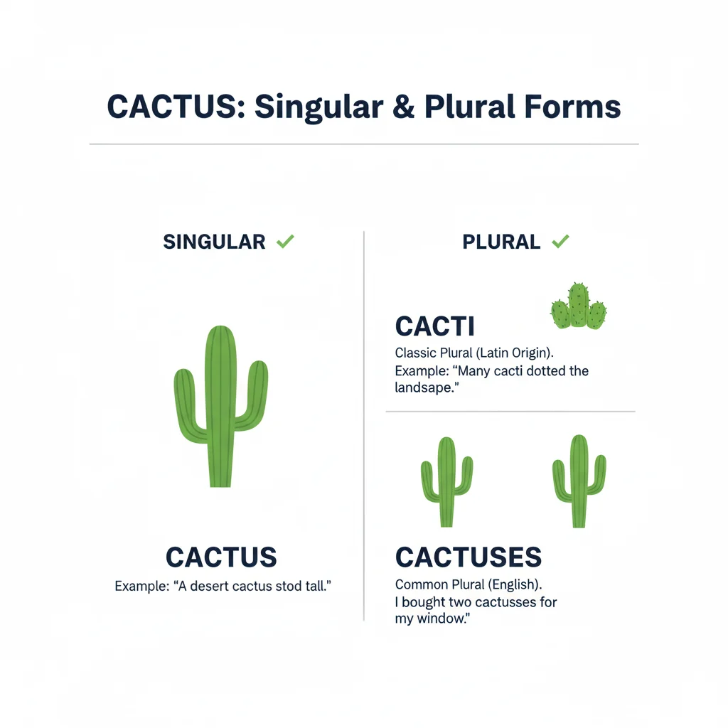 cacti or cactuses