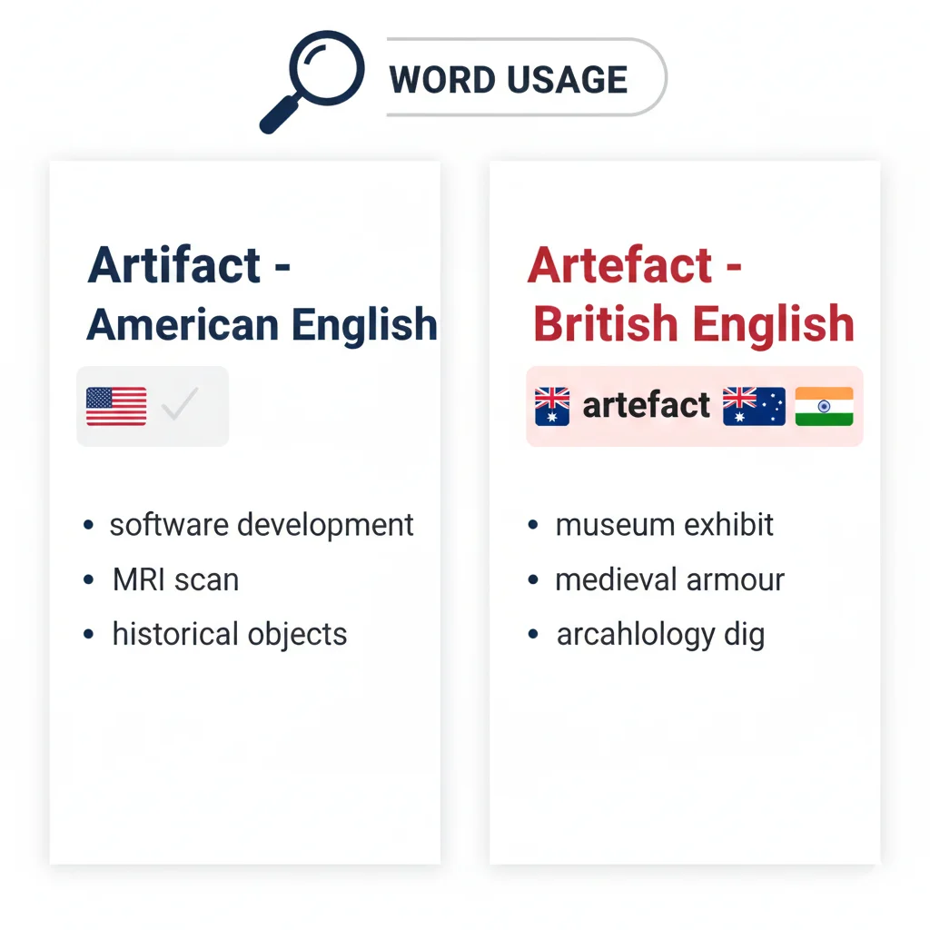 artefact or artifact