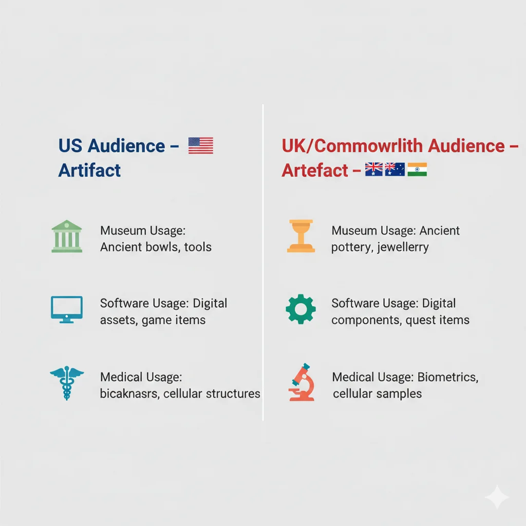 artefact or artifact