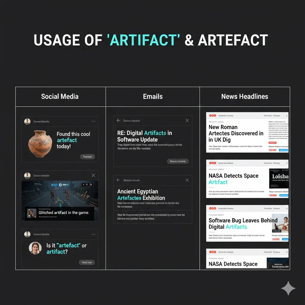 artefact or artifact