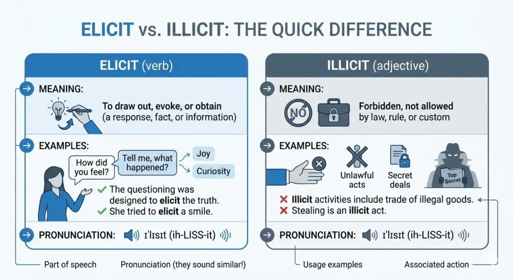 elicit or illicit
