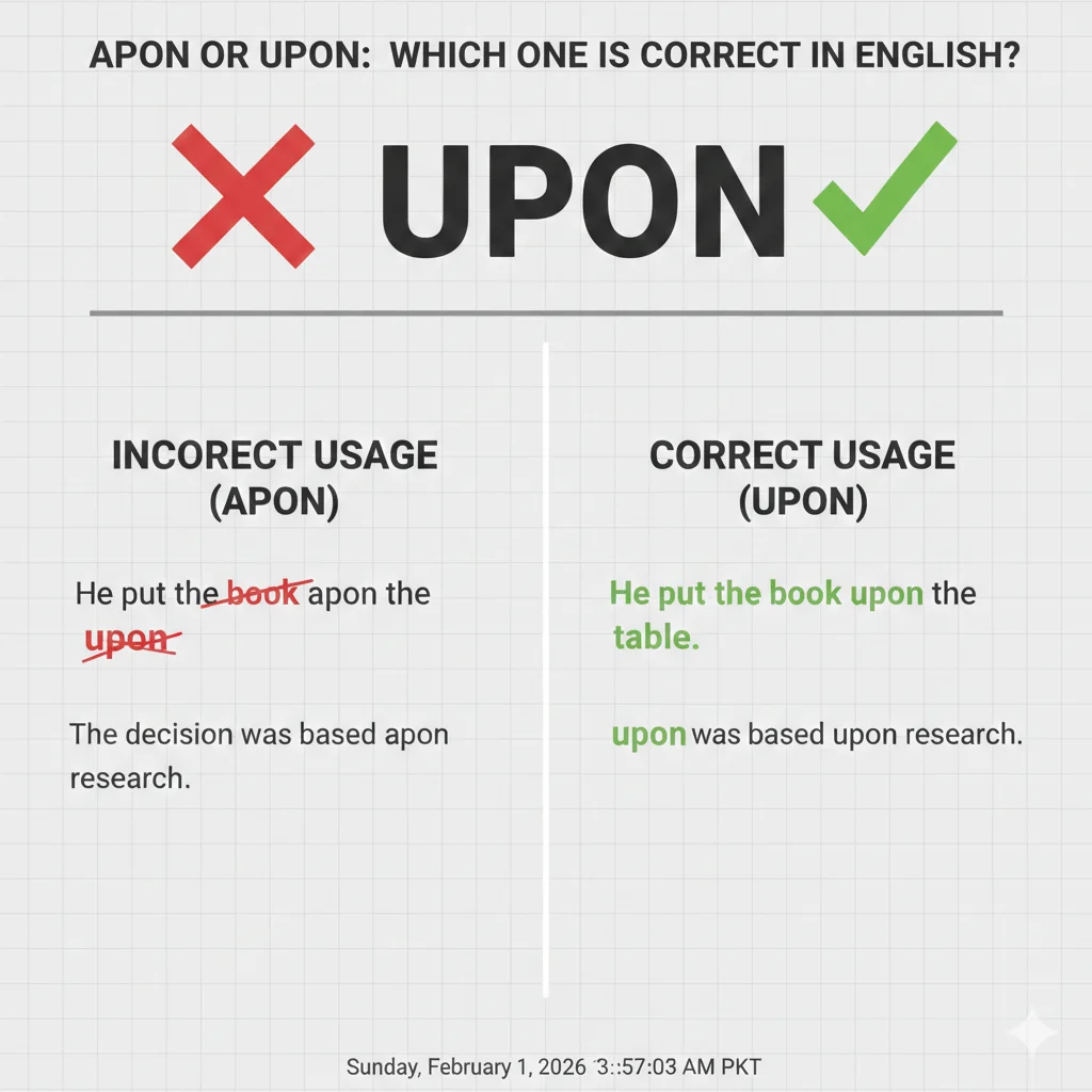 Apon or Upon