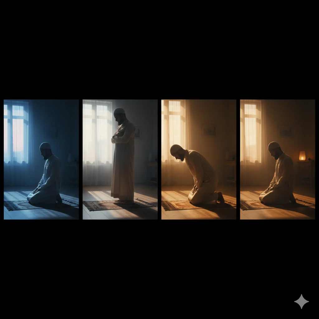 5 daily prayers times