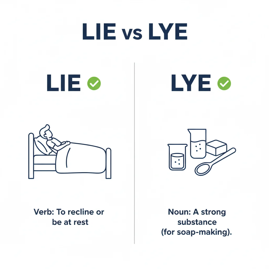 lie or lye