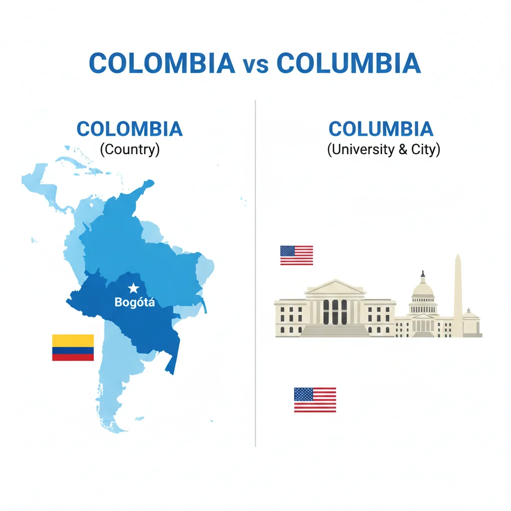colombia or columbia