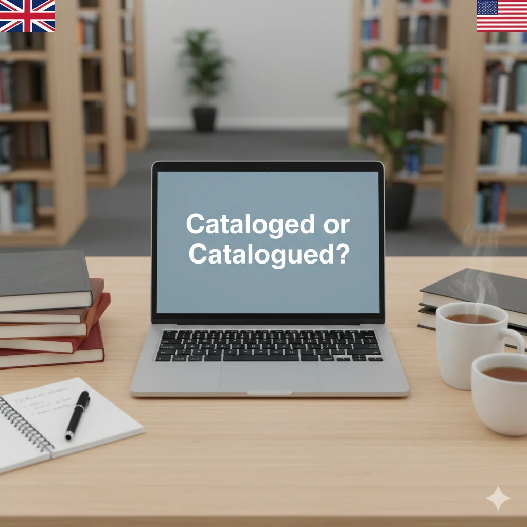 cataloged or catalogued