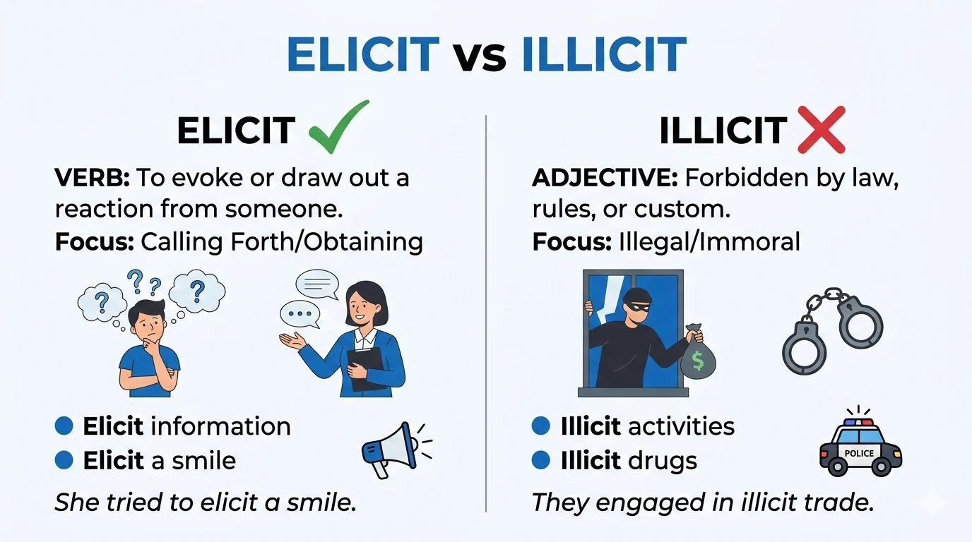 elicit or illicit